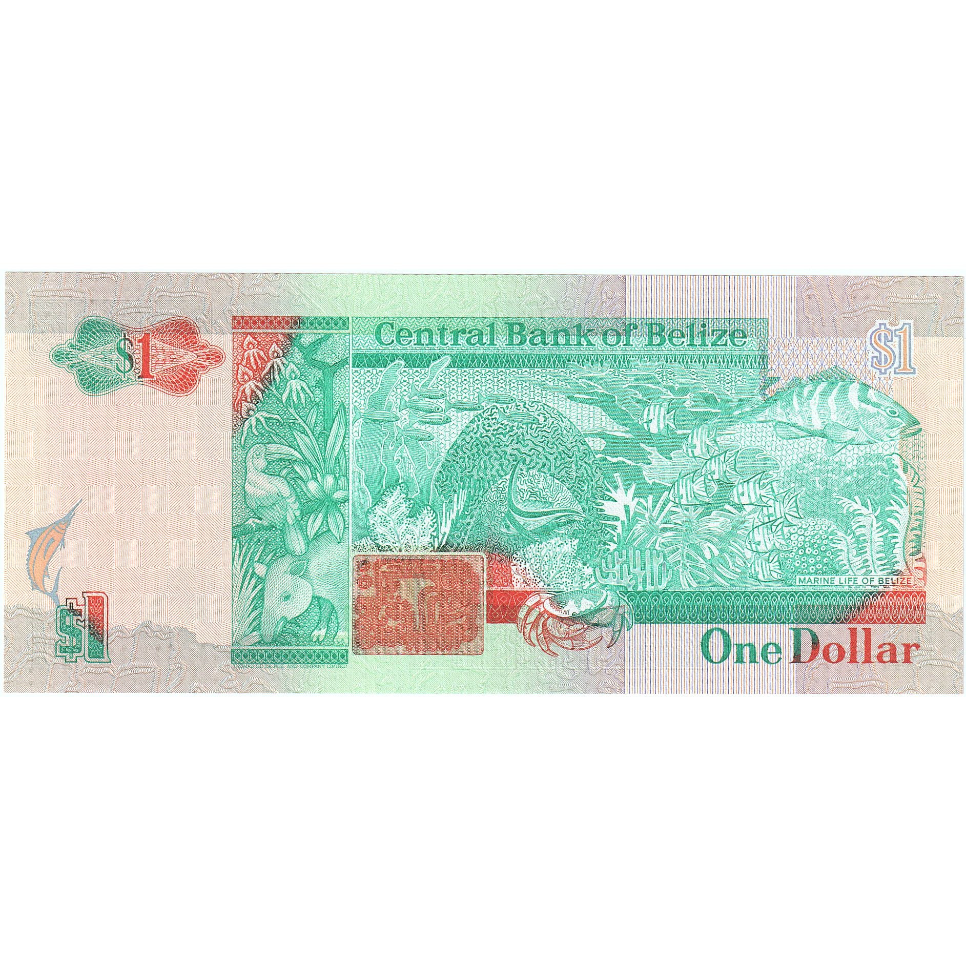 Billete, 1 Dollar, 1990, Belice, 1990-05-01, UNC