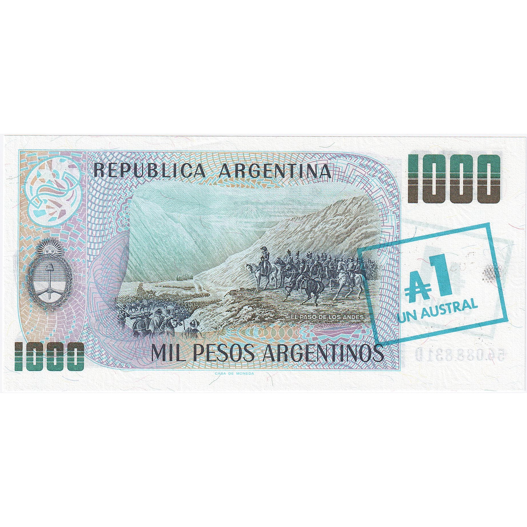 Argentina, 1 Austral, UNC(65-70)