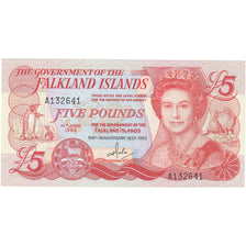 Banknote, Falkland Islands, 5 Pounds, 1983, 1983-06-14, KM:12a, UNC(65-70)