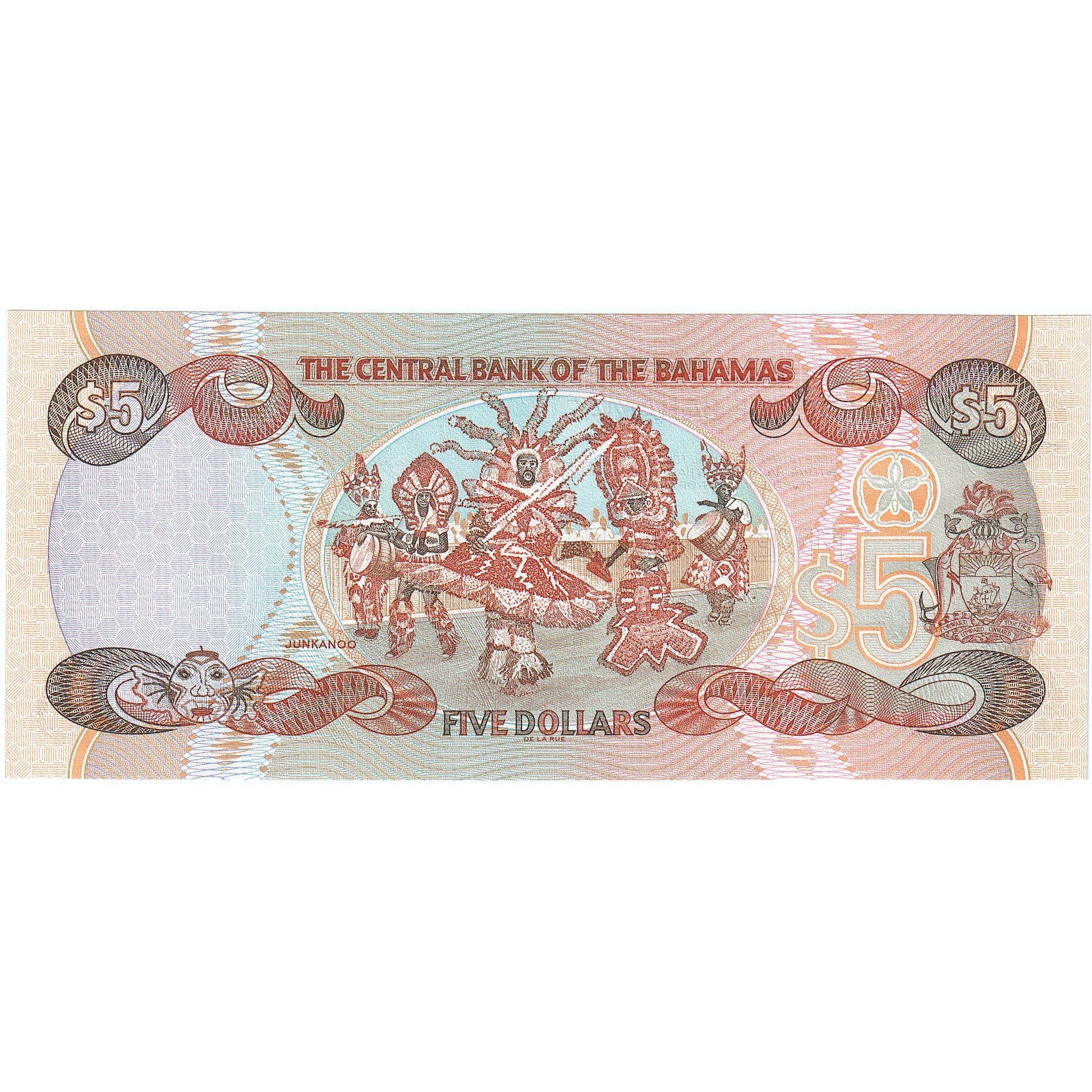 Bahamas, 5 Dollars, 2001, KM:63b, NEUF
