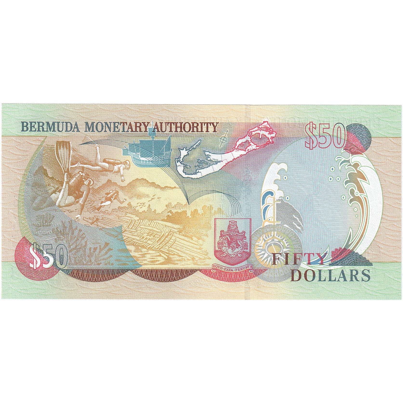 Bermuda, 50 Dollars, 2003, 2003-06-02, KM:56, UNC(65-70)