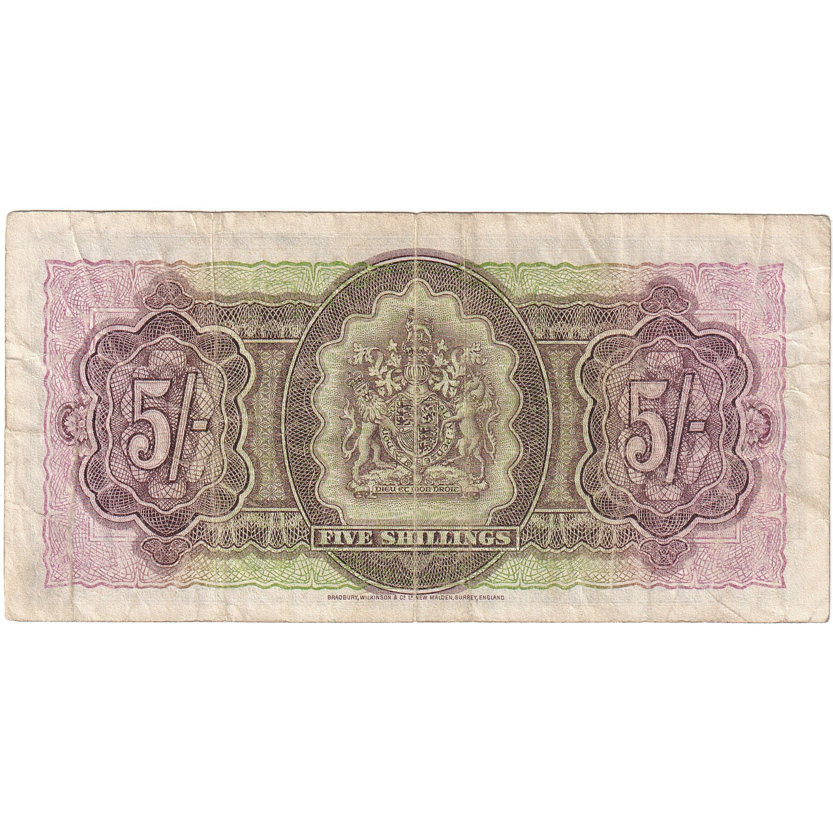 Bermuda, 5 Shillings, 1957, 1957-05-01, KM:18b, VF(30-35)