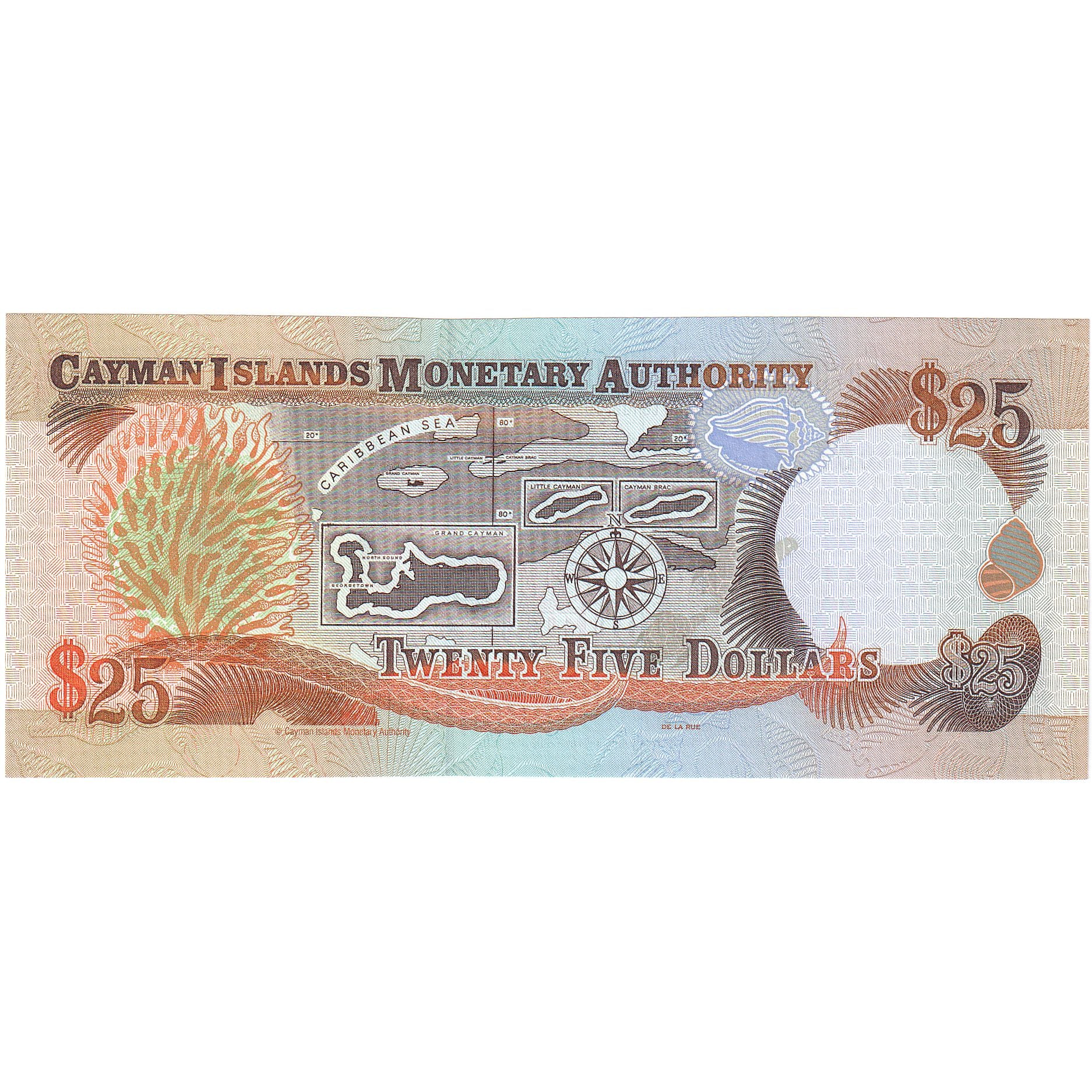 Kajmany, 25 Dollars, 2003, UNC(65-70)