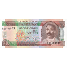 10 Dollars, Barbados, UNC