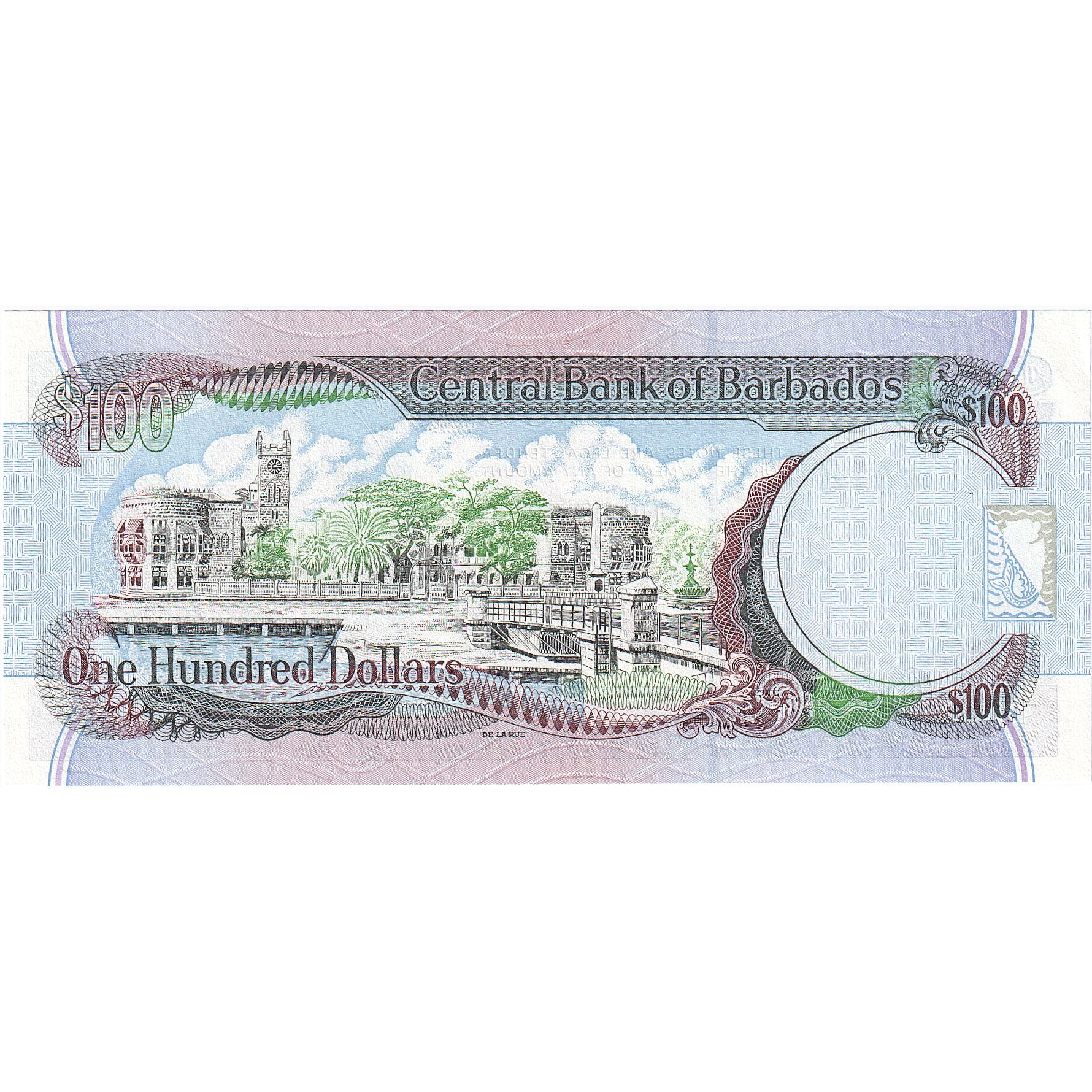 Barbados, 100 Dollars, KM:71a, UNC(65-70)