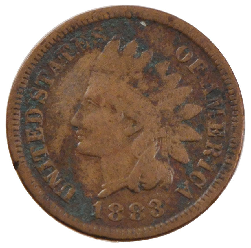 UNITED STATES, Indian Head Cent, Cent, 1883, U.S. Mint, KM #90a, VF(20-25),...