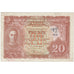 Banknote, MALAYA, 20 Cents, 1941, 1941-07-01, KM:9a, VF(20-25)