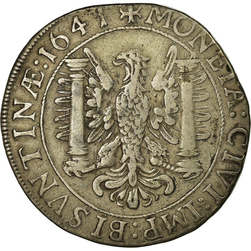 Coin, France, Charles Quint, 1/2 Ecu, 1641, Besançon, EF(40-45), Silver