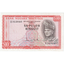 Malezja, 10 Ringgit, KM:9a, EF(40-45)