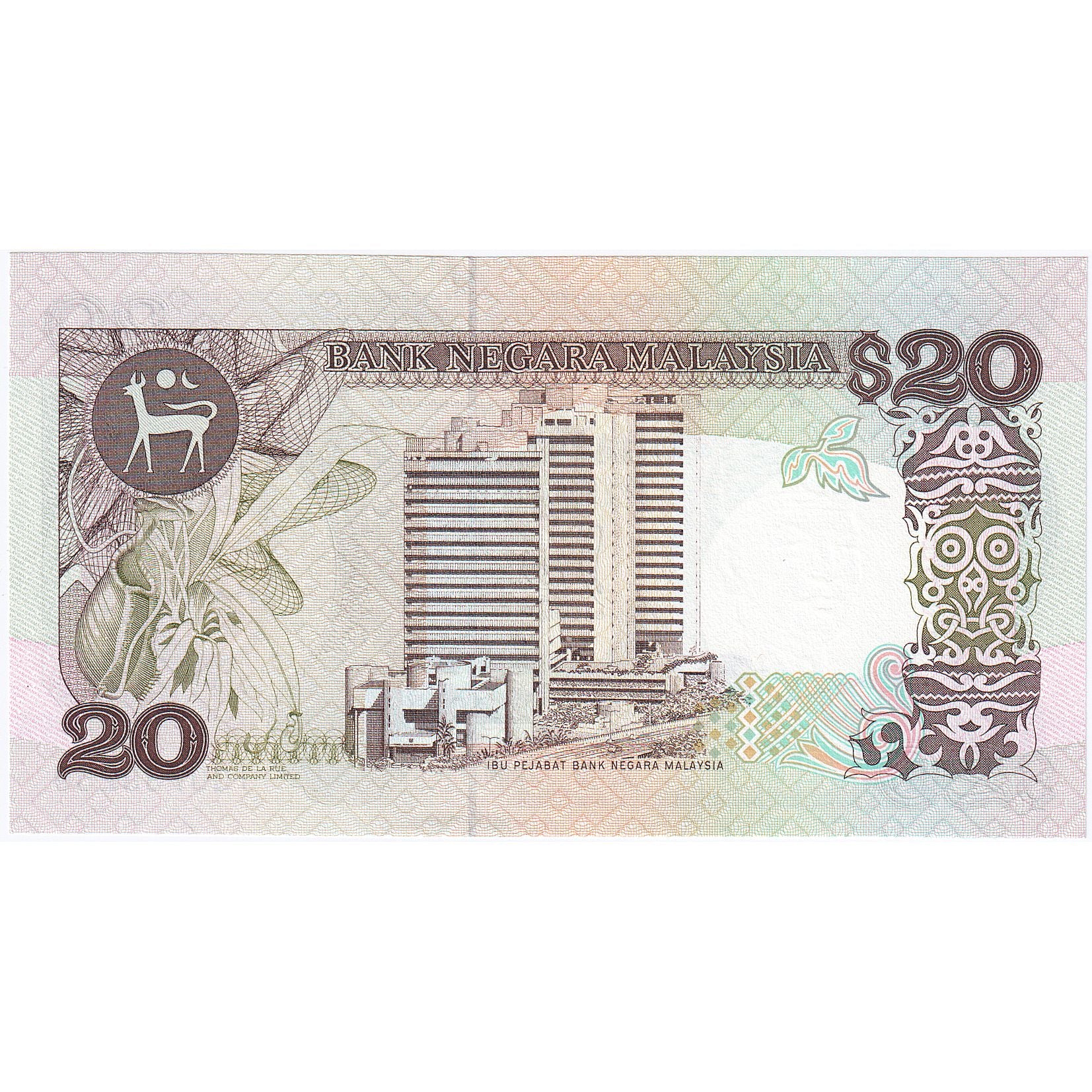 Malaysia, 20 Ringgit, KM:22, UNC(63)