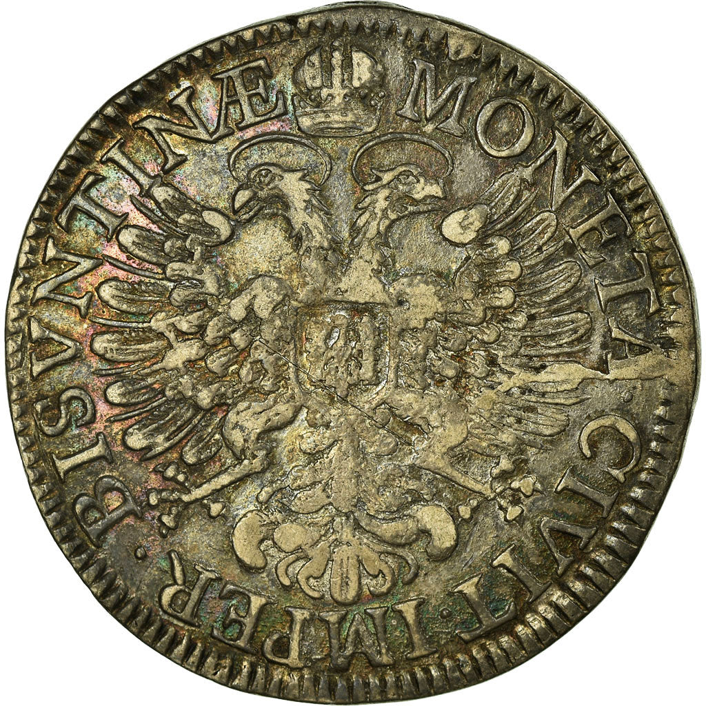 Coin, France, Charles Quint, Ecu, 1666, Besançon, EF(40-45), Silver