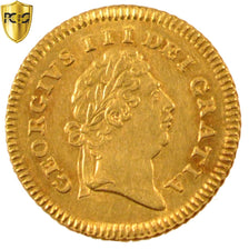 Great Britain, George III, 1/3 Guinea, 1801, Gold, KM:648, PCGS AU55