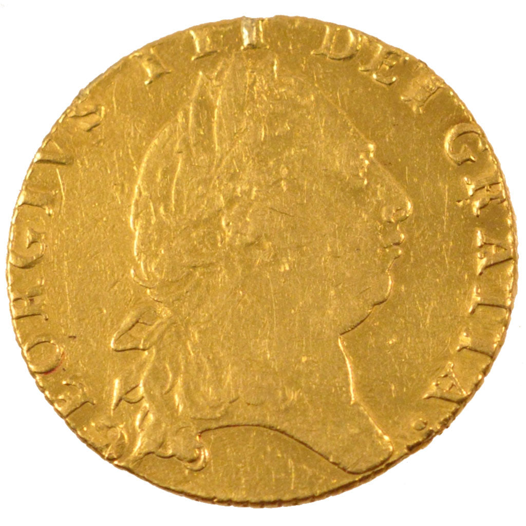GREAT BRITAIN, Guinea, 1794, KM #609, EF(40-45), Gold, 8.33