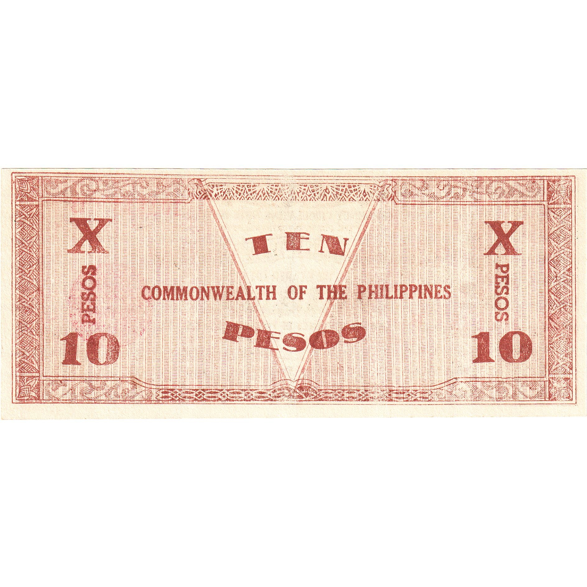 Philippines, 10 Pesos, 1942, KM:S649a, Undated, UNC(63)