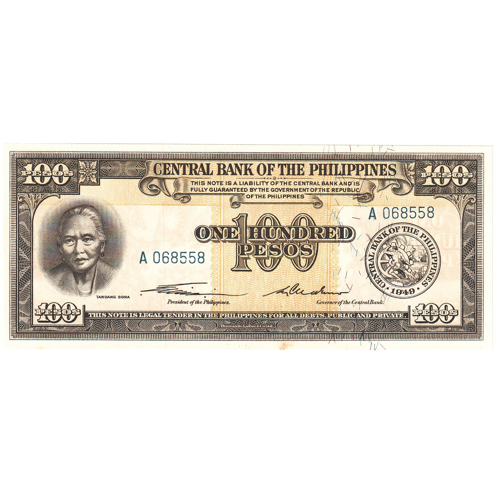 Filippine, 100 Pesos, KM:139a, FDS