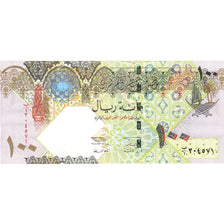 Banknote, Qatar, 100 Riyals, Undated (2003), KM:24, UNC(65-70)