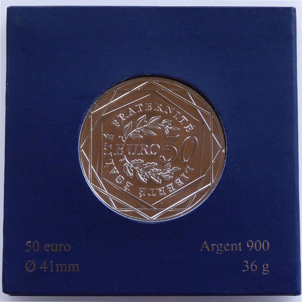 FRANCE, 50 Euro, Paris, KM #1644, MS(65-70), Silver, 36, 36.00