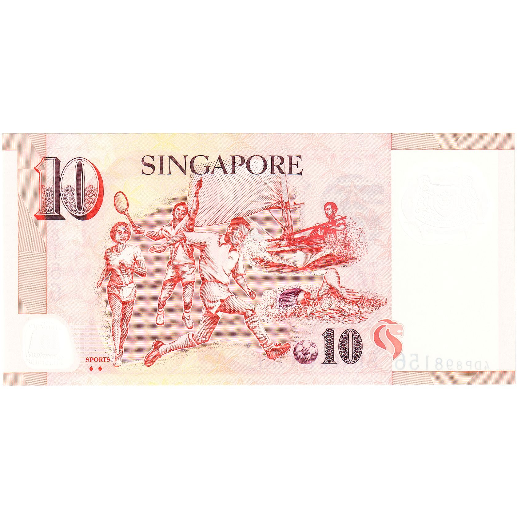 Singapore, 10 Dollars, 2005, KM:48a, FDS