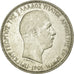 Creta, Prince George, 5 Drachmai, 1901, Paris, Rara, Prata, VF(30-35), KM:9