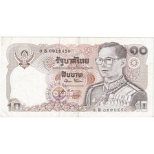 Thailand, 10 Baht, 1978-1981, 1980, KM:87, EF(40-45)