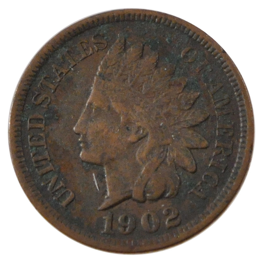 United States, 1 Cent, 1902, KM #90.a, AU(50-53), Bronze, 3.06