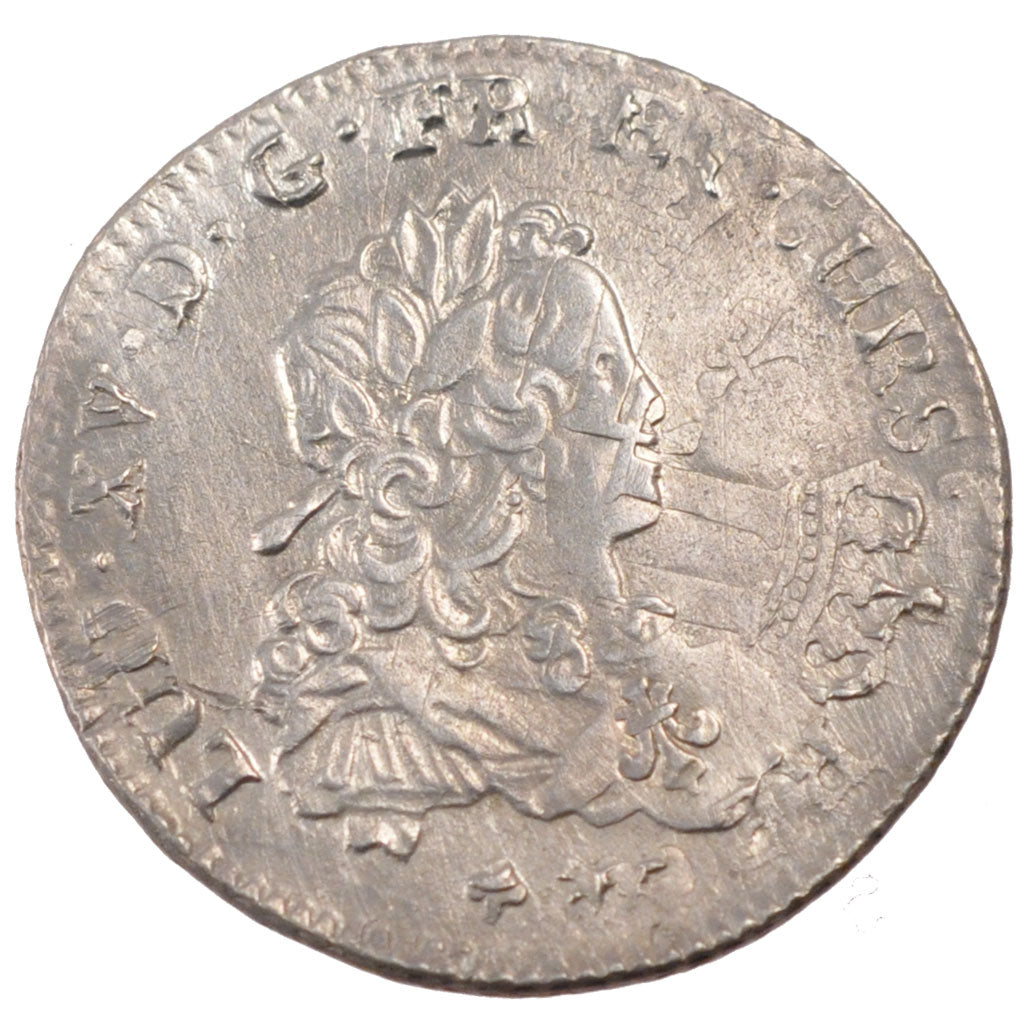 FRANCE, 1/3 Écu de France, 1/3 ECU, 1720, Paris, KM #457.1, EF(40-45), Silver, .