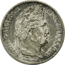 Coin, France, Louis-Philippe, 1/4 Franc, 1834, Lille, EF(40-45), Silver