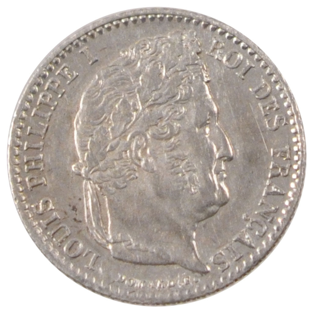 FRANCE, Louis-Philippe, 1/4 Franc, 1832, Lille, KM #740.13, AU(55-58), Silver,..