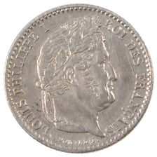 FRANCE, Louis-Philippe, 1/4 Franc, 1832, Lille, KM #740.13, AU(55-58), Silver,..