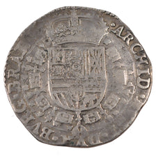Coin, Spanish Netherlands, BRABANT, Patagon, 1654, Antwerp, EF(40-45), Silver