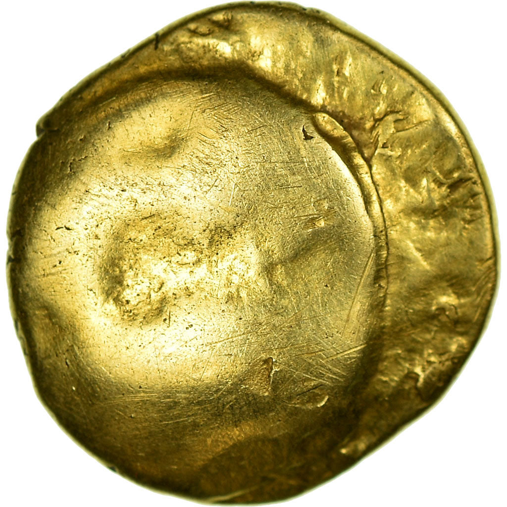 Coin, Ambiani, 1/4 Stater, Amiens, AU(50-53), Gold