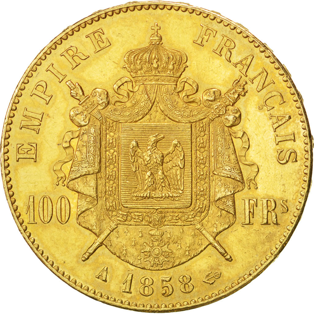 Münze, Frankreich, Napoleon III, Napoléon III, 100 Francs, 1858, Paris, SS+