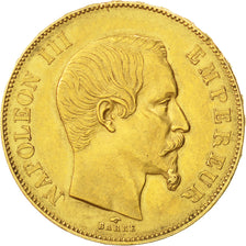 Coin, France, Napoleon III, Napoléon III, 50 Francs, 1856, Paris, AU(50-53)