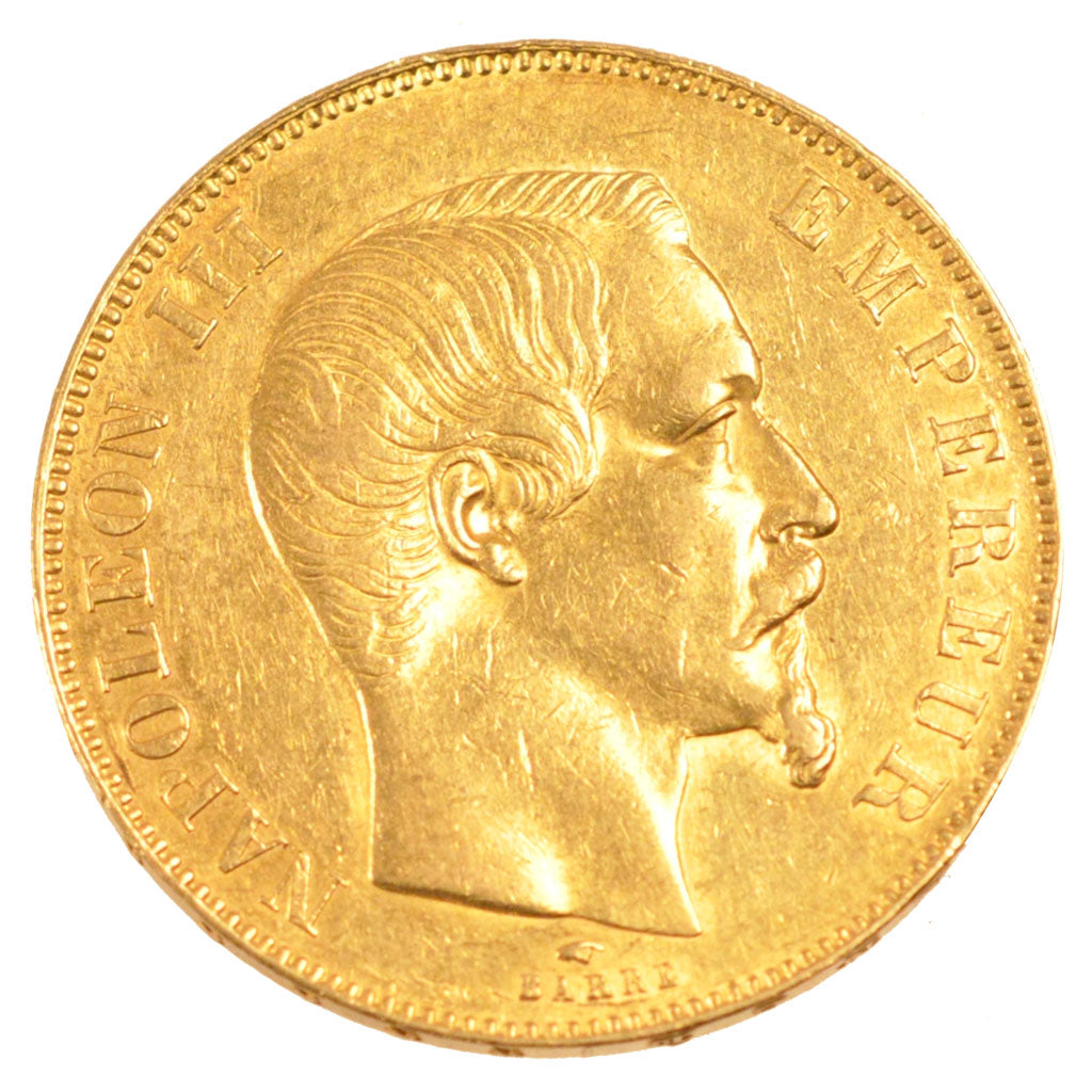 Francia, Napoleon III, Napoléon III, 50 Francs, 1857, Paris, BB, Oro, Gadour...