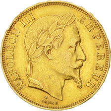 Second Empire, 50 Francs or Napoléon III tête laurée