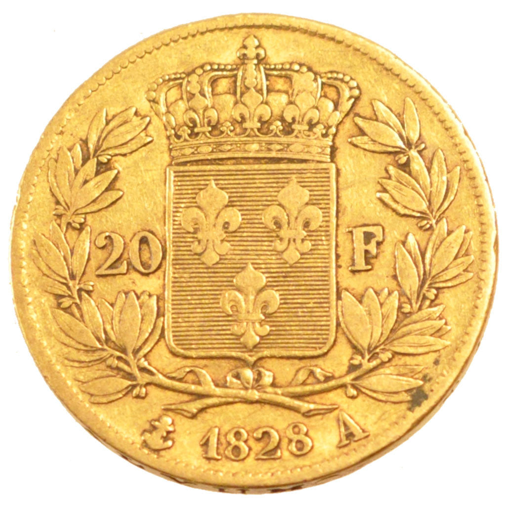 Monnaie, France, Charles X, 20 Francs, 1828, Paris, TTB, Or, Gadoury:1029