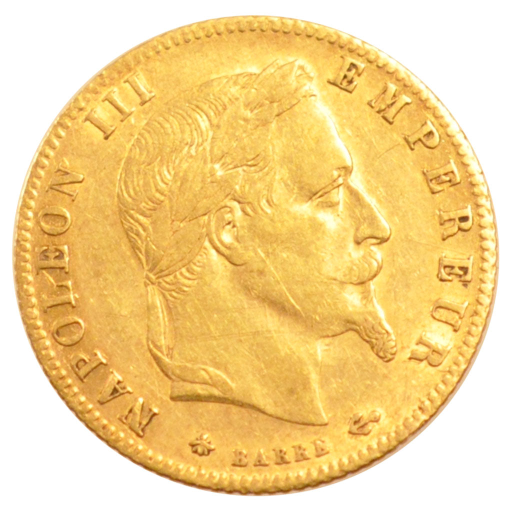 Second Empire, 5 Francs or Napoléon III tête laurée