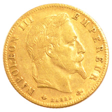 Second Empire, 5 Francs or Napoléon III tête laurée