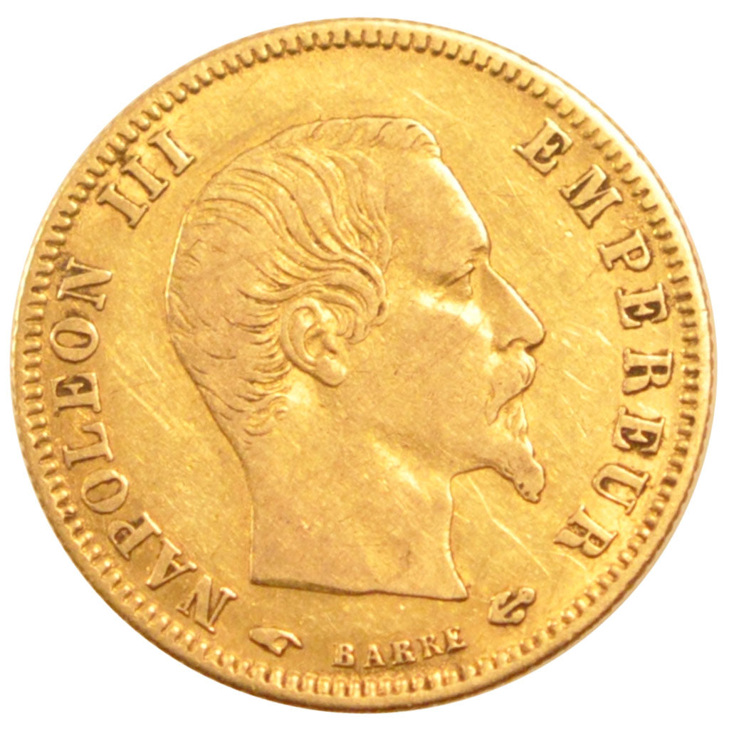 Francia, 5 Francs, 1859, Paris, BB, Oro, Gadoury:1001