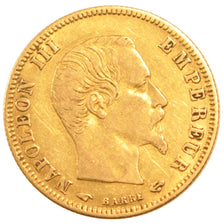 Francia, 5 Francs, 1859, Paris, BB, Oro, Gadoury:1001