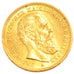 GERMAN STATES, 20 Mark, 1888, Berlin, KM #515, AU(55-58), Gold, 7.95