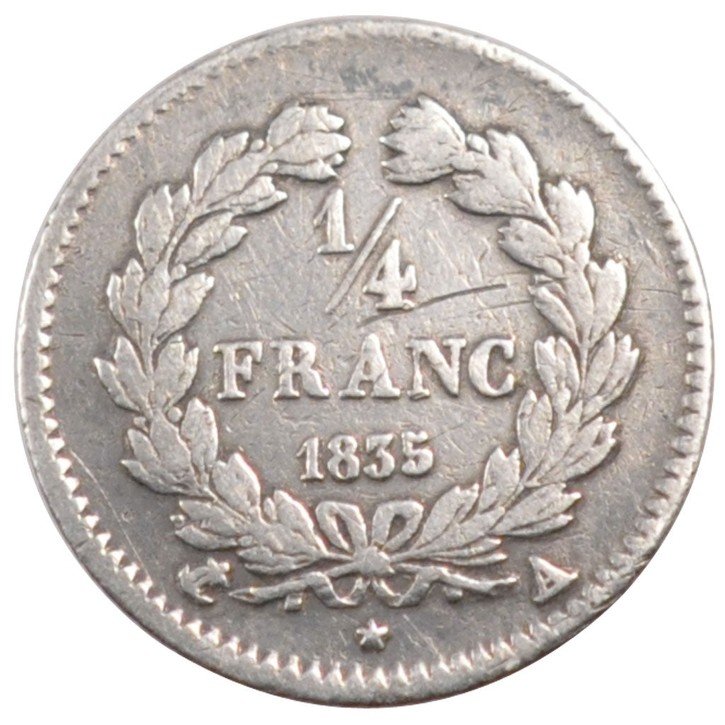 Louis Philippe I, 1/4 Franc