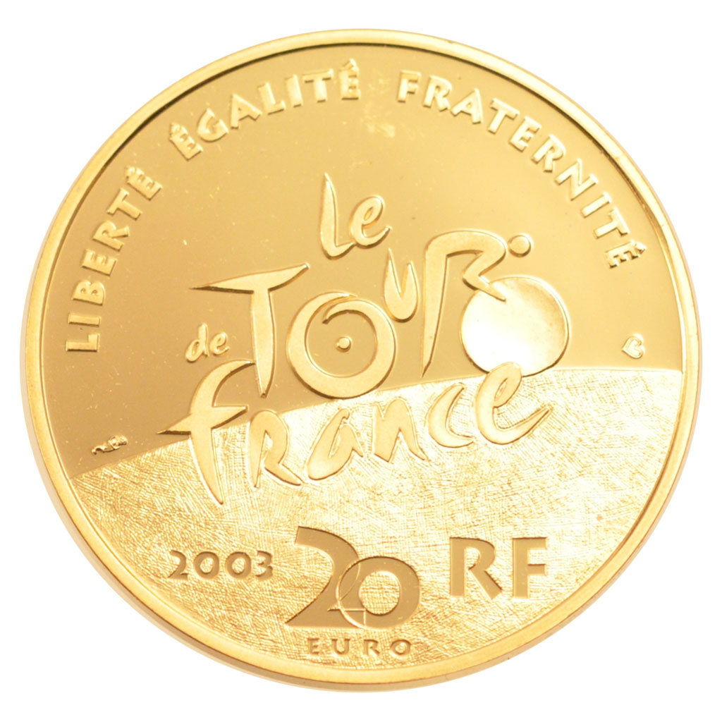 France, 20 Euro Or, 2003, MS(65-70), Gold, 17.00