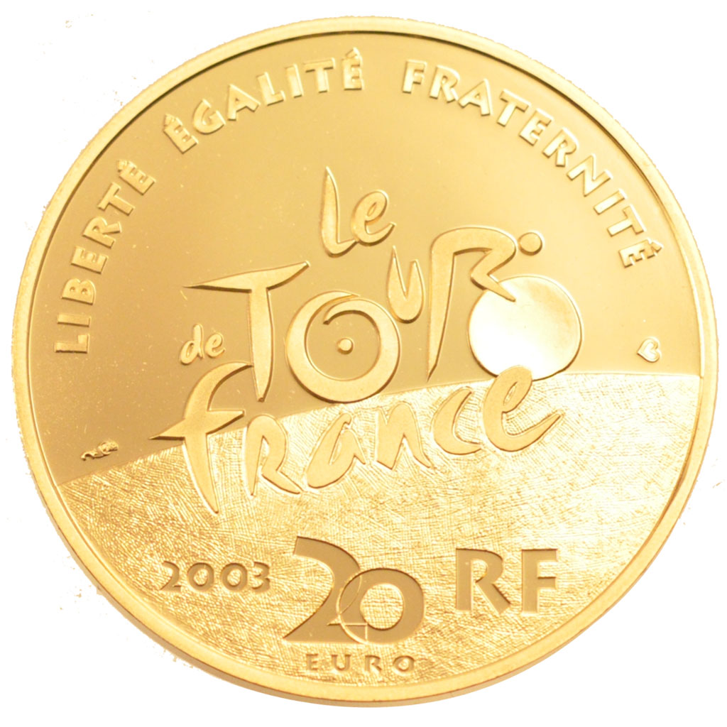 Coin, France, 20 Euro, 2003, MS(65-70), Gold, KM:1334