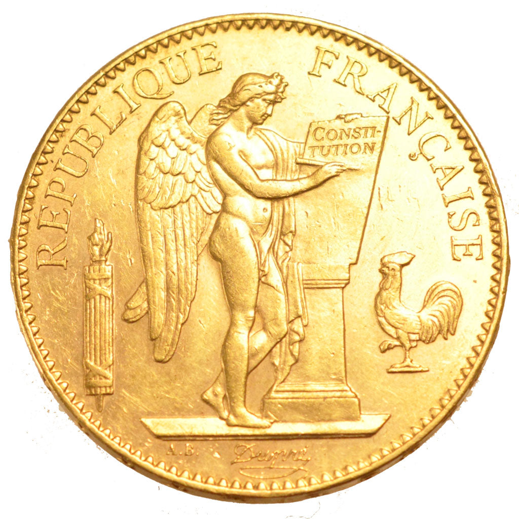 FRANCE, Génie, 100 Francs, 1903, Paris, KM #832, AU(55-58), Gold, Gadoury #1137,