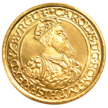 BELGIUM, 50 ECU, 1987, Brussels, KM #167, MS(60-62), Gold, 23, 17.31
