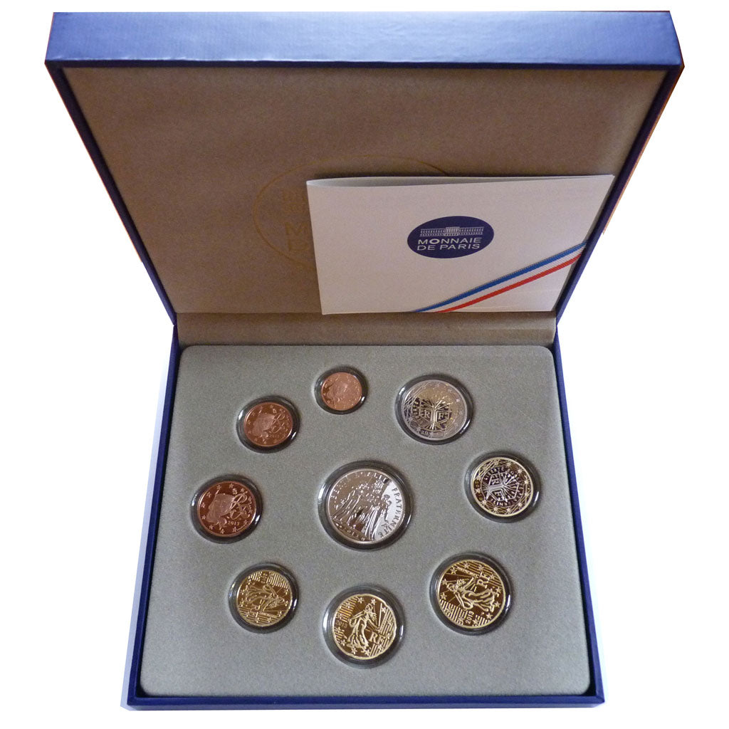 France, Proof Set Euro, 2013, MS(65-70), Gadoury:page 339