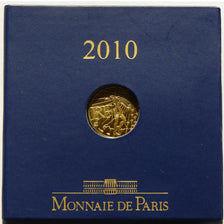 Munten, Frankrijk, 100 Euro, 2010, FDC, Goud
