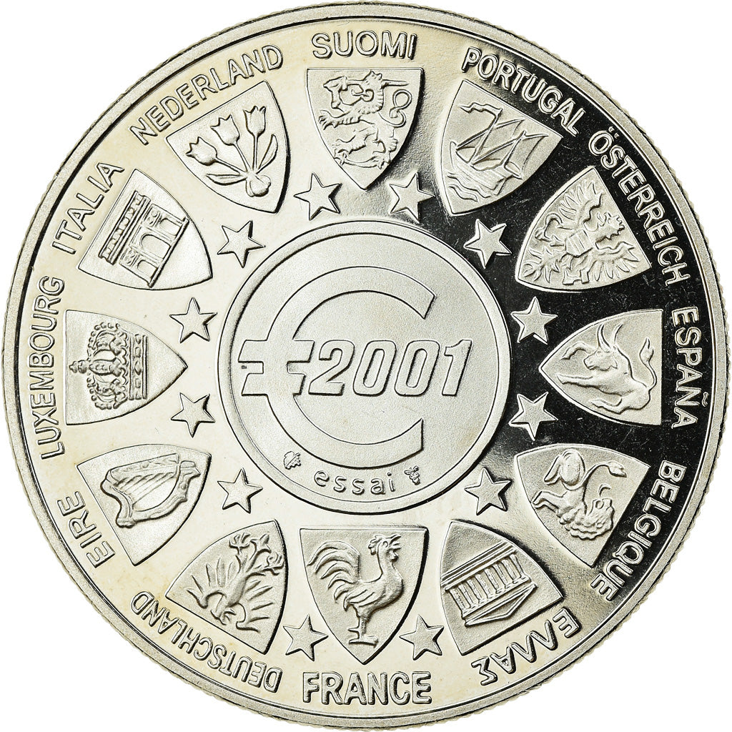 França, Medal, L'Europe, La Semeuse, Políticas, Sociedade, Guerra, 2001