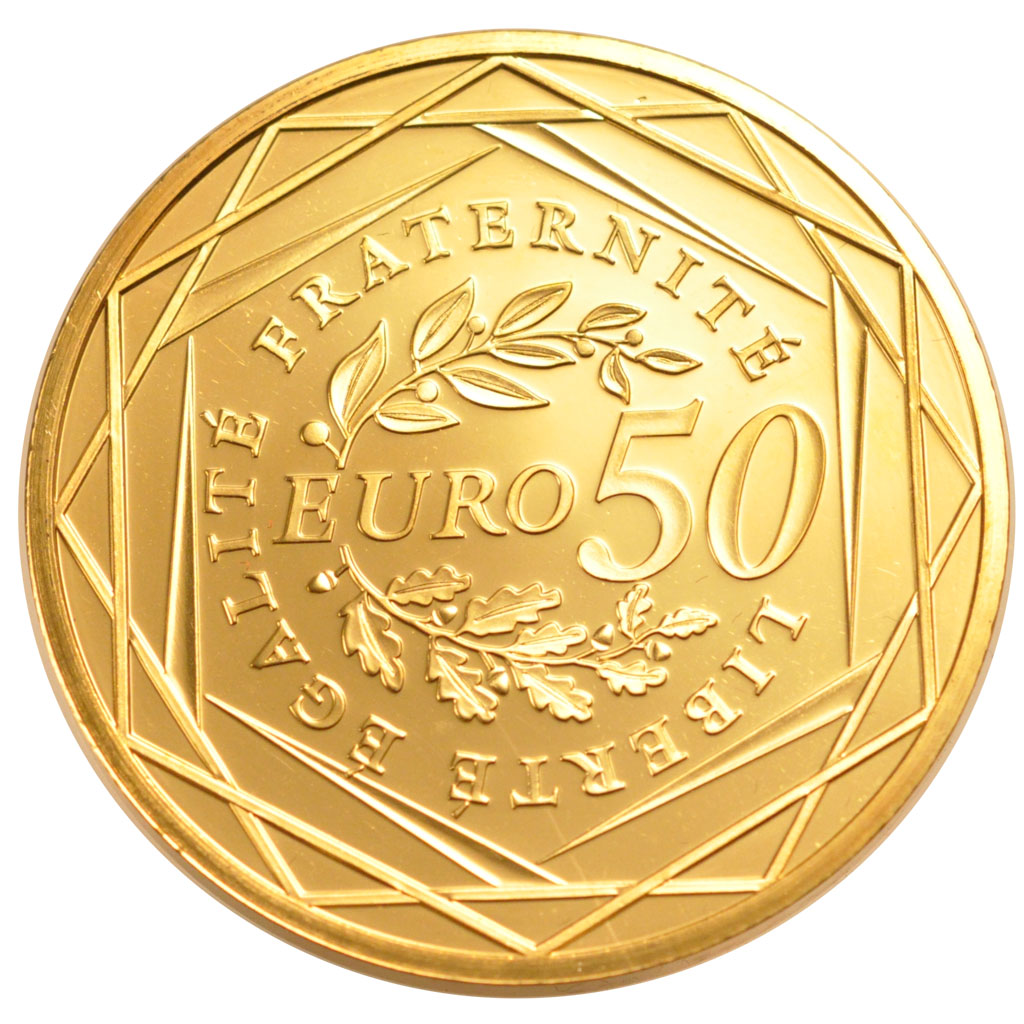 France, 50 Euro, 2010, MS(60-62), Silver, 36.00